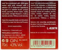 GIN "ONLY PREMIUM BOTANICALS"