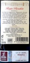 RIOJA BORDON RESERVA 2014 RIOJA D.O.Ca.